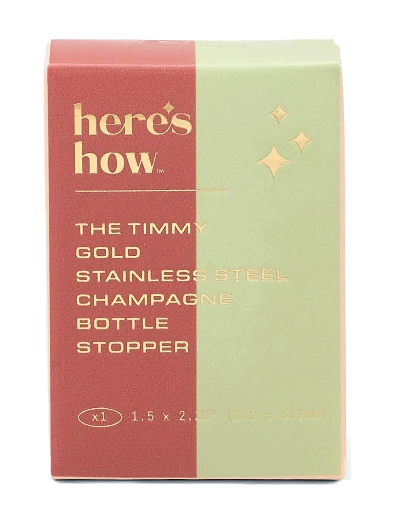 Here's How - Champagne Stopper The timmy - gold - 3