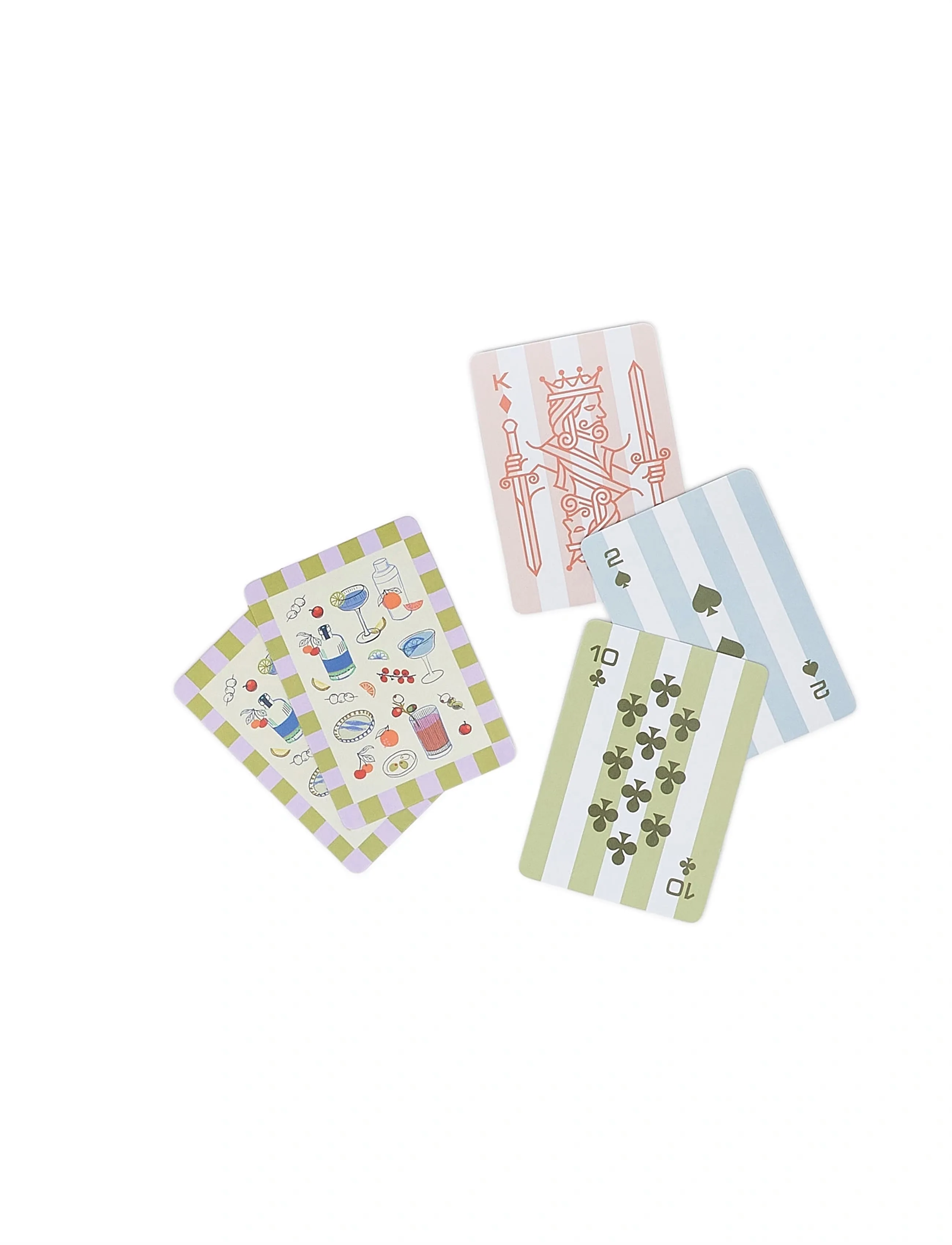 Here's How Spelkort Cocktail, One Size, Puzzles & Games, Mehrfarbig/gemustert - Homeware