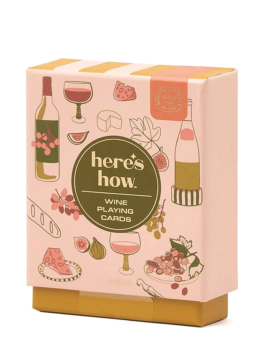 Here's How - Spelkort Wine - spiele & puzzles - multi-coloured - 1