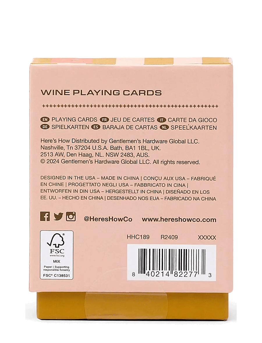 Here's How - Spelkort Wine - spiele & puzzles - multi-coloured - 2