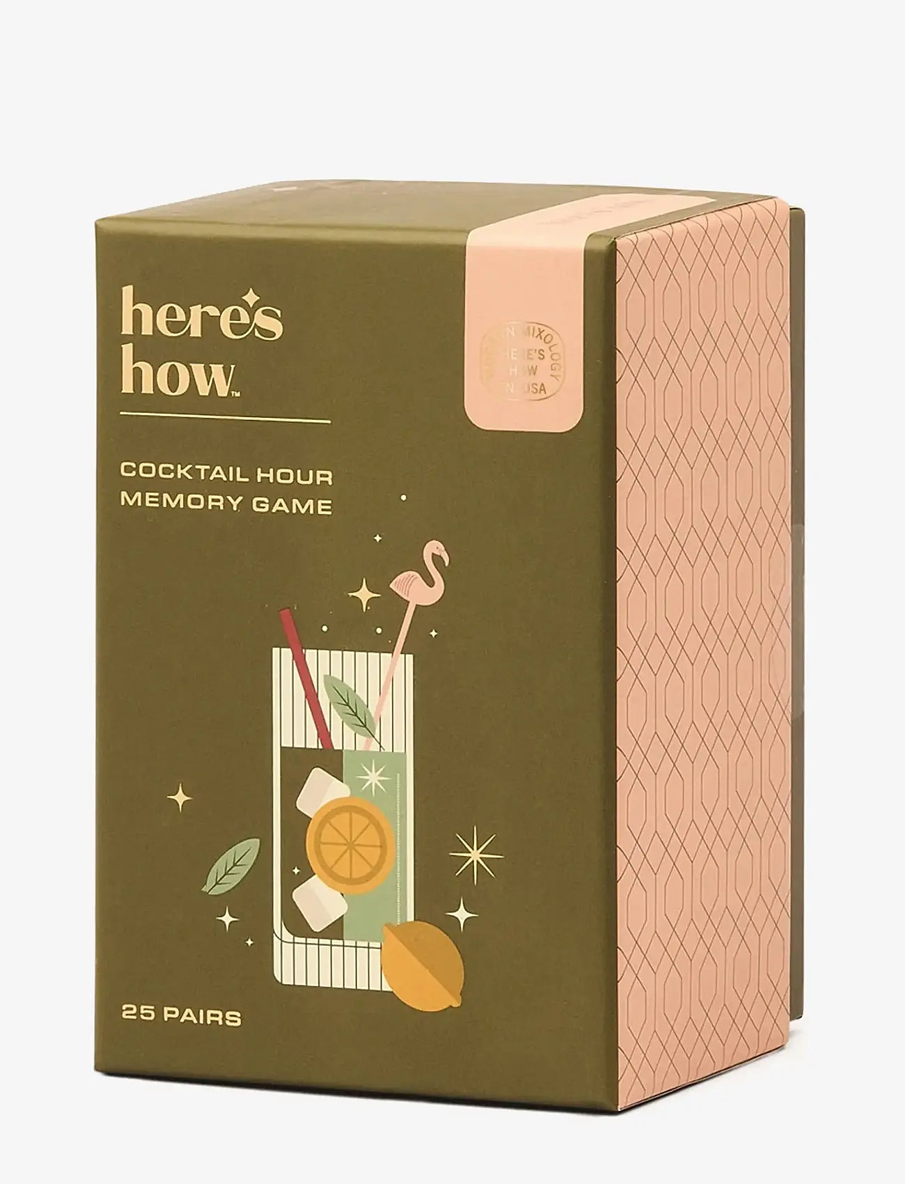 Here's How - Memoryspel Cocktail - spiele & puzzles - multi-coloured - 0