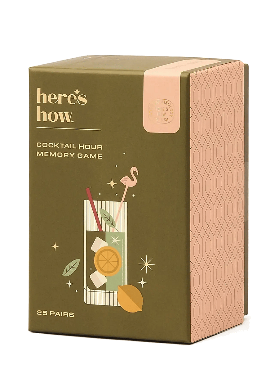 Here's How - Memoryspel Cocktail - spiele & puzzles - multi-coloured - 0
