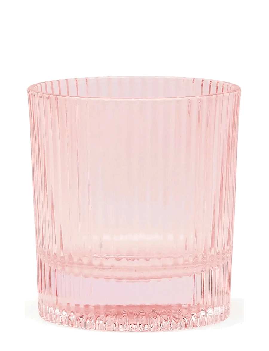Here's How - Glas Lowball The Scout - Set om 2- Rosa - kokteili- ja martiiniklaasid - pink - 2