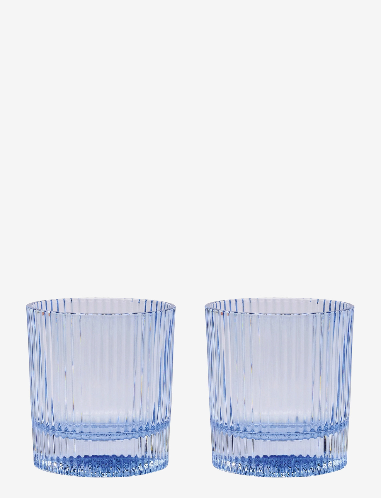 Here's How - Glas Lowball The Scout - Set om 2- Blå - martiniglas & cocktailglas - blue - 0