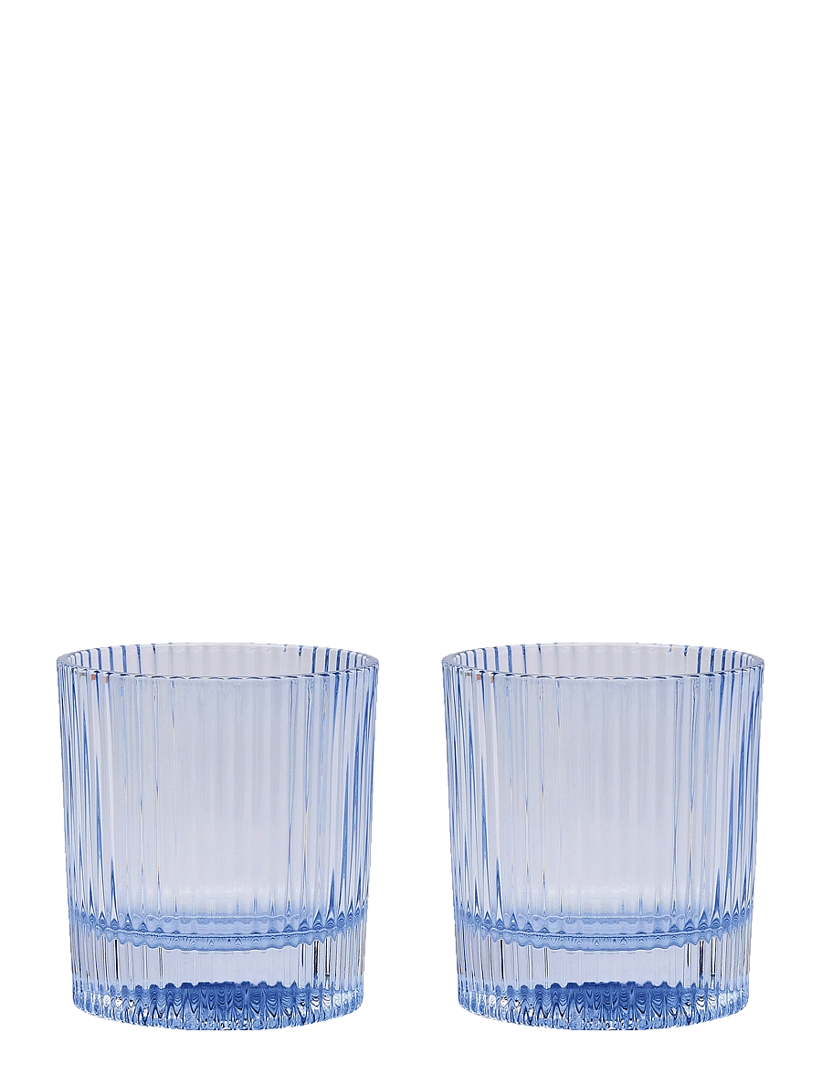 Here's How - Glas Lowball The Scout - Set om 2- Blå - cocktail & longdrinkgläser - blue - 0