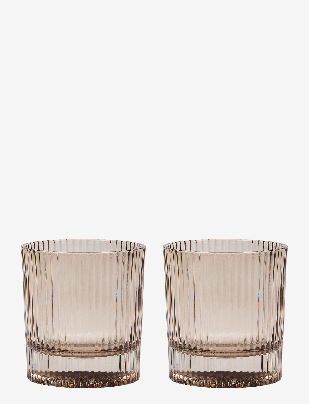 Here's How - Glas Lowball The Scout - Set om 2-  Rökgrå - martiniglas & cocktailglas - grey - 1