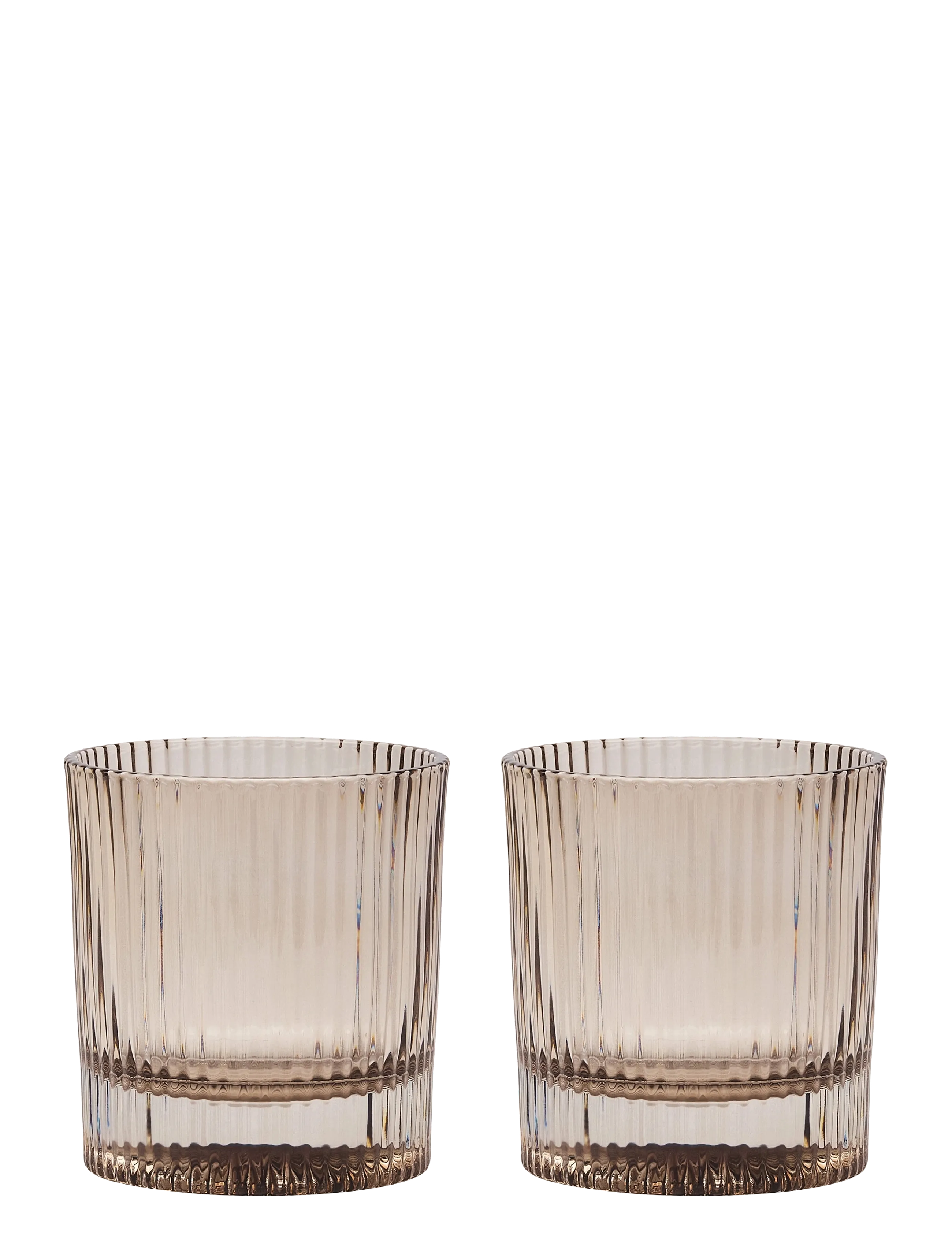 Here's How Glas Lowball The Scout - Set om 2-  Rökgrå - Glasses - GREY / grey