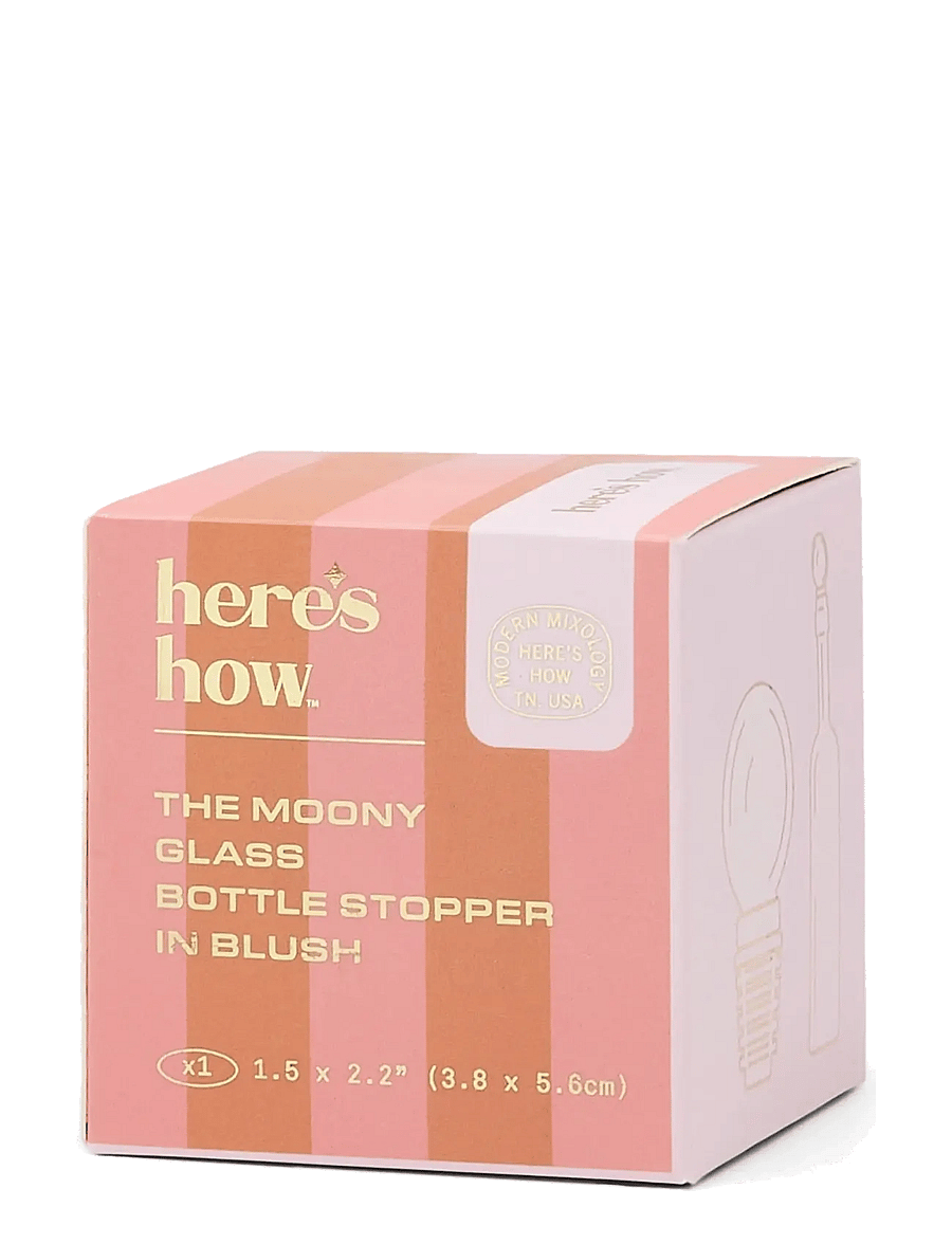 Here's How - Flaskpropp i Glas Moony - Rouge - madalaimad hinnad - red - 2