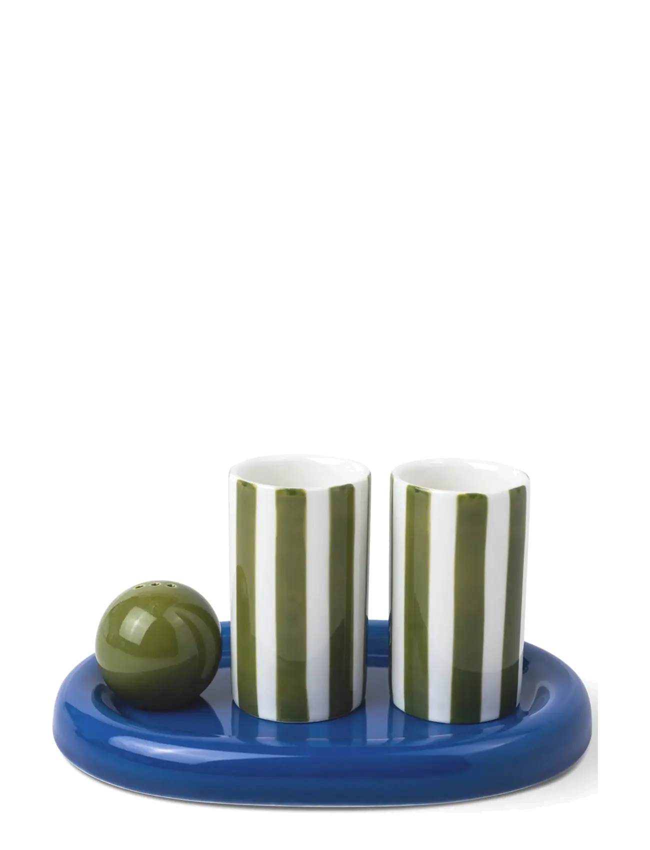 Here's How Tequilaset I Keramik, The Lily Mae - Kobolt + Oliv, One Size, Multi/patterned, Glas > Shotglas, Unisex