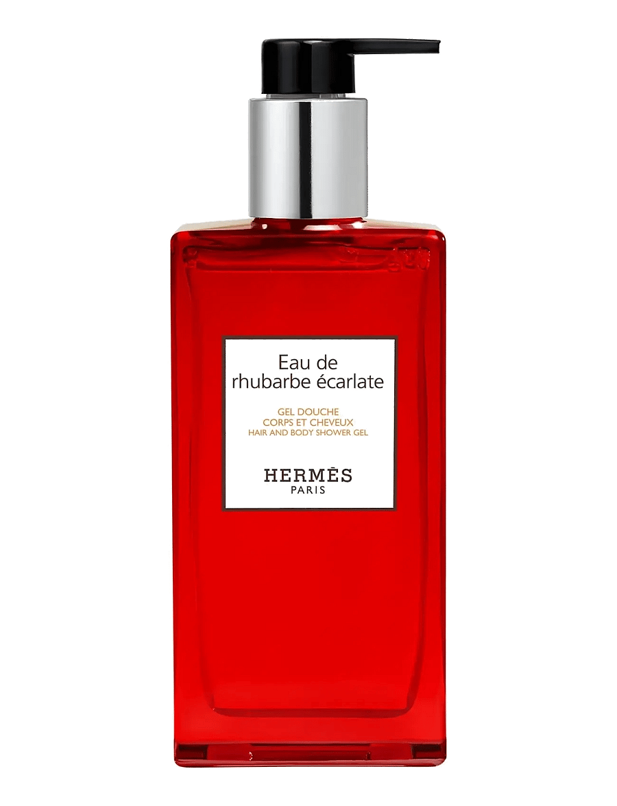HERMÈS - Eau de Rhubarbe Écarlate, Hair and Body Shower Gel - duschgel & duscholjor - clear - 1