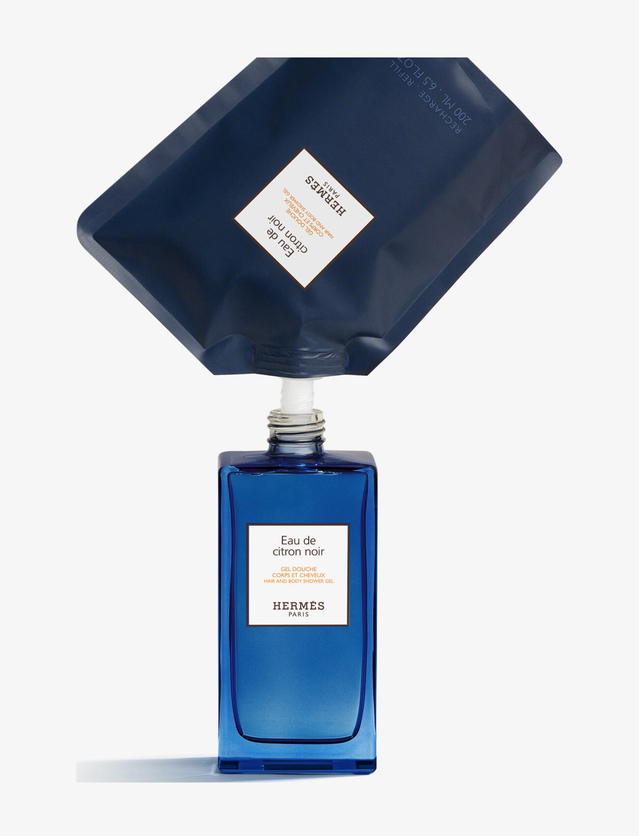HERMÈS - Eau de Citron Noir, Hair and Body Shower Gel - shower gel & bruseolier - clear - 2