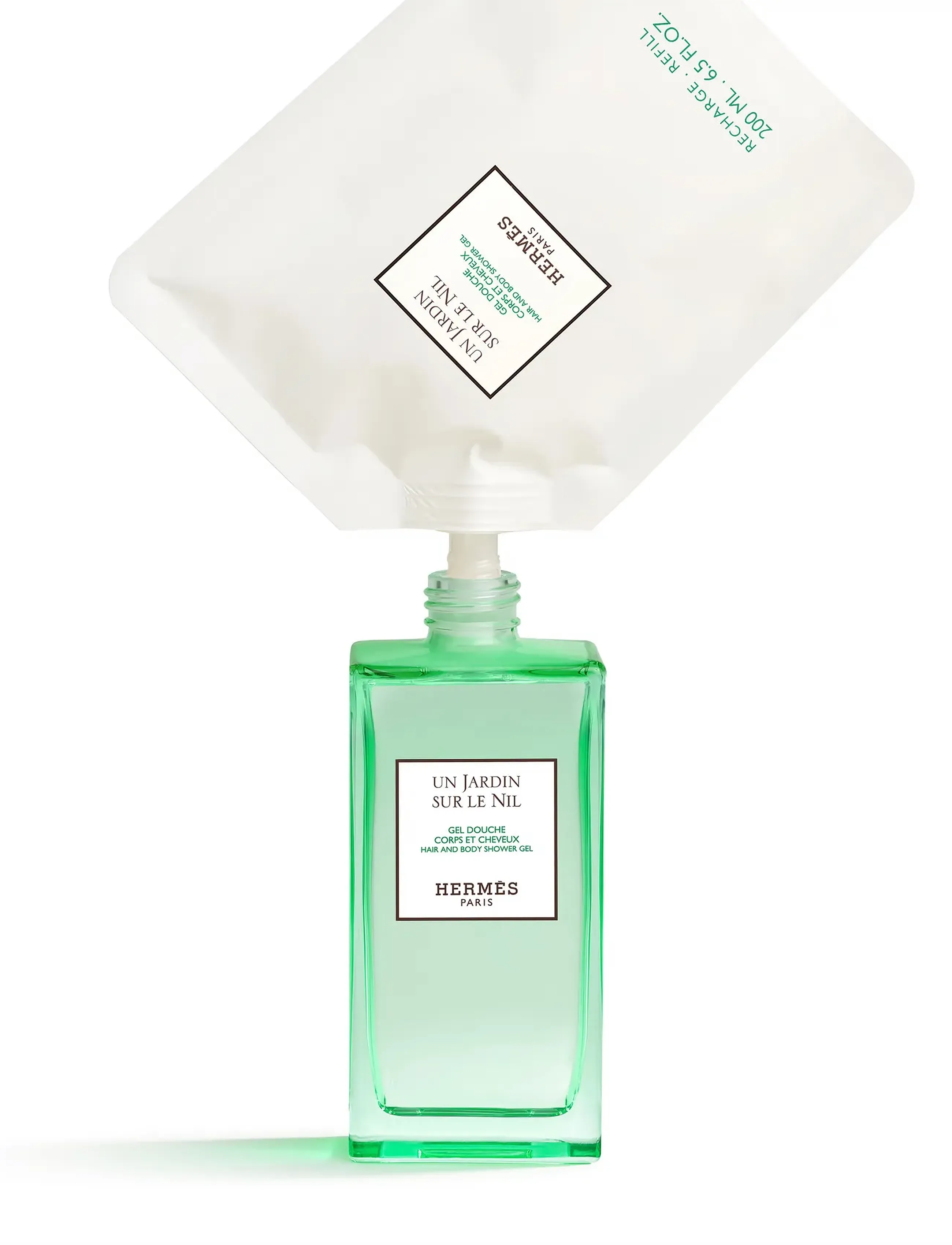 HERMÈS - Un Jardin sur le Nil, Hair and Body Shower Gel - duschgel & duscholjor  - clear - 0