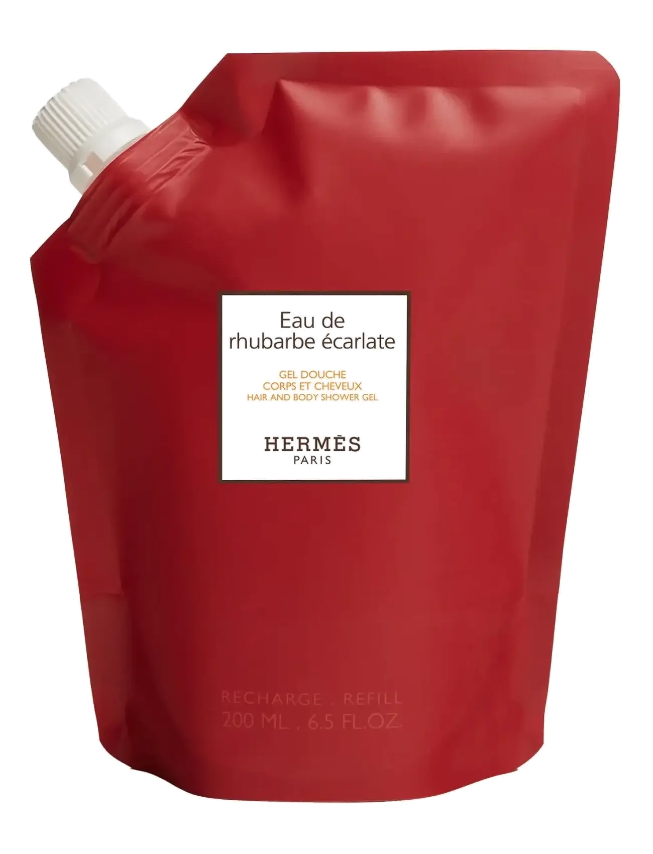 HERMÈS Eau de Rhubarbe Écarlate, Hair and Body Shower Gel Refill - Shower gel - CLEAR / undefined