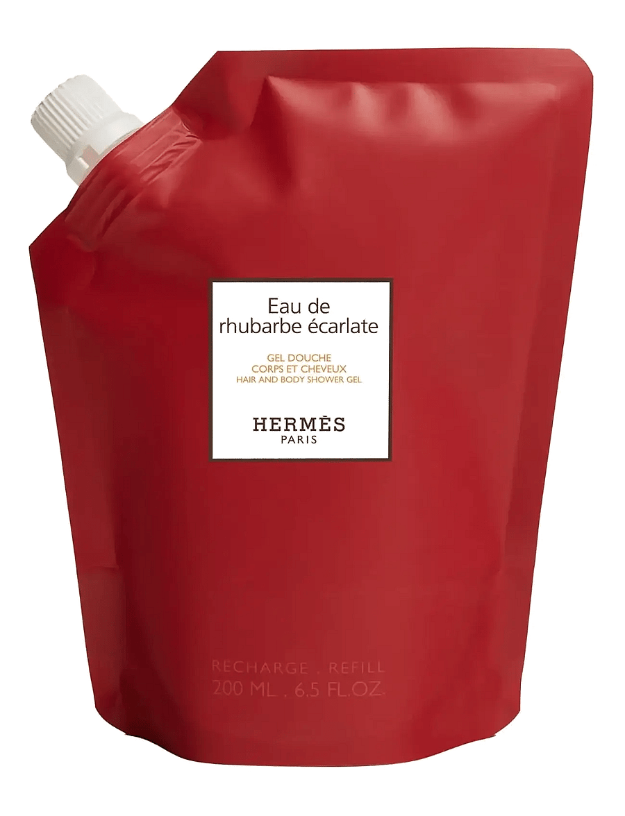 HERMÈS - Eau de Rhubarbe Écarlate, Hair and Body Shower Gel Refill - duschgel & duscholjor - clear - 1