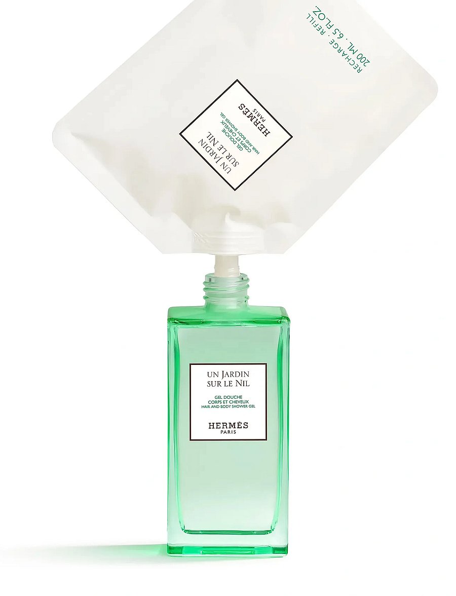 HERMÈS - Un Jardin sur le Nil, Hair and Body Shower Gel Refill - duschgel & duscholjor - clear - 0