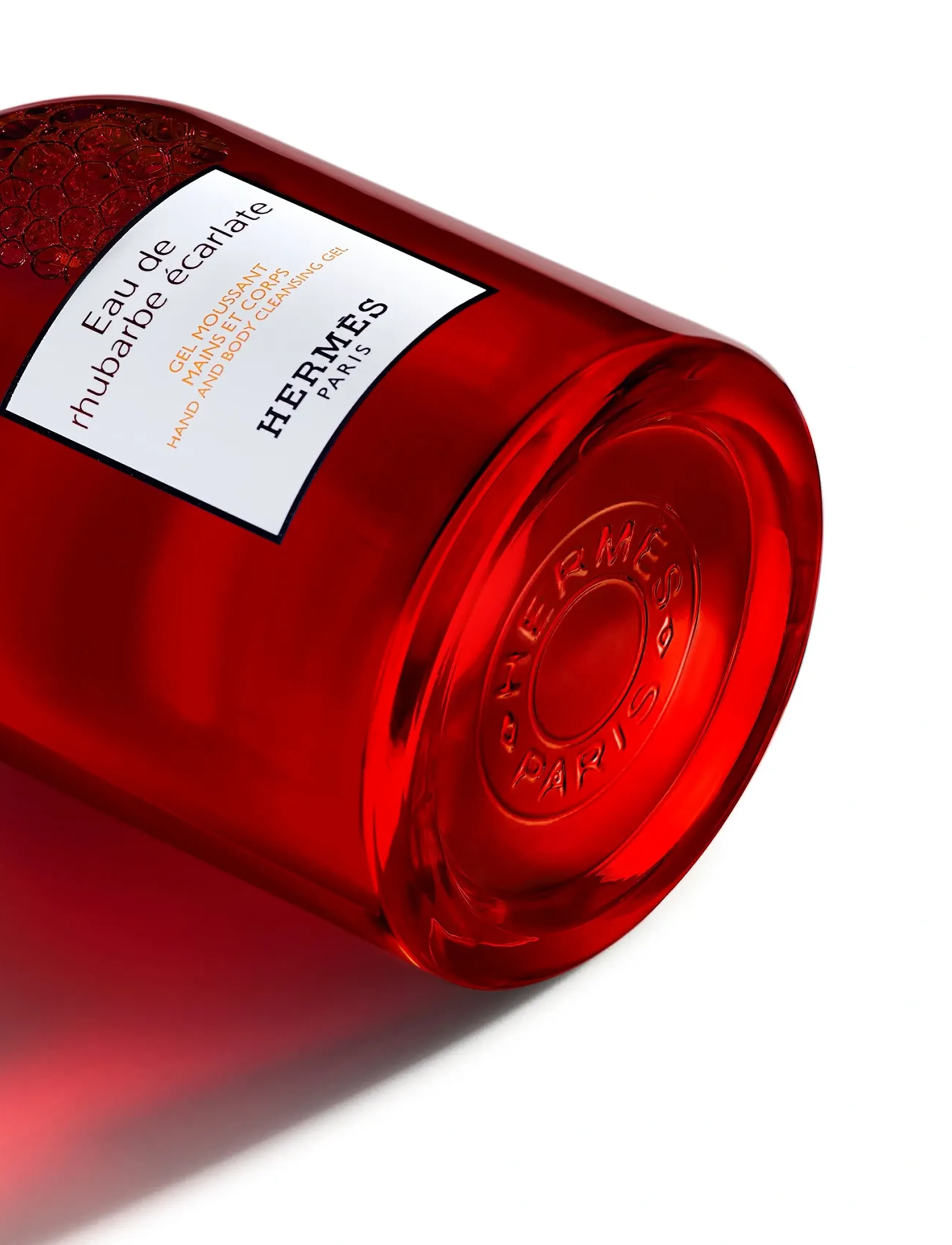 HERMÈS - Eau de Rhubarbe Écarlate, Hand and Body Cleansing Gel - shower gel & bruseolier - clear - 2