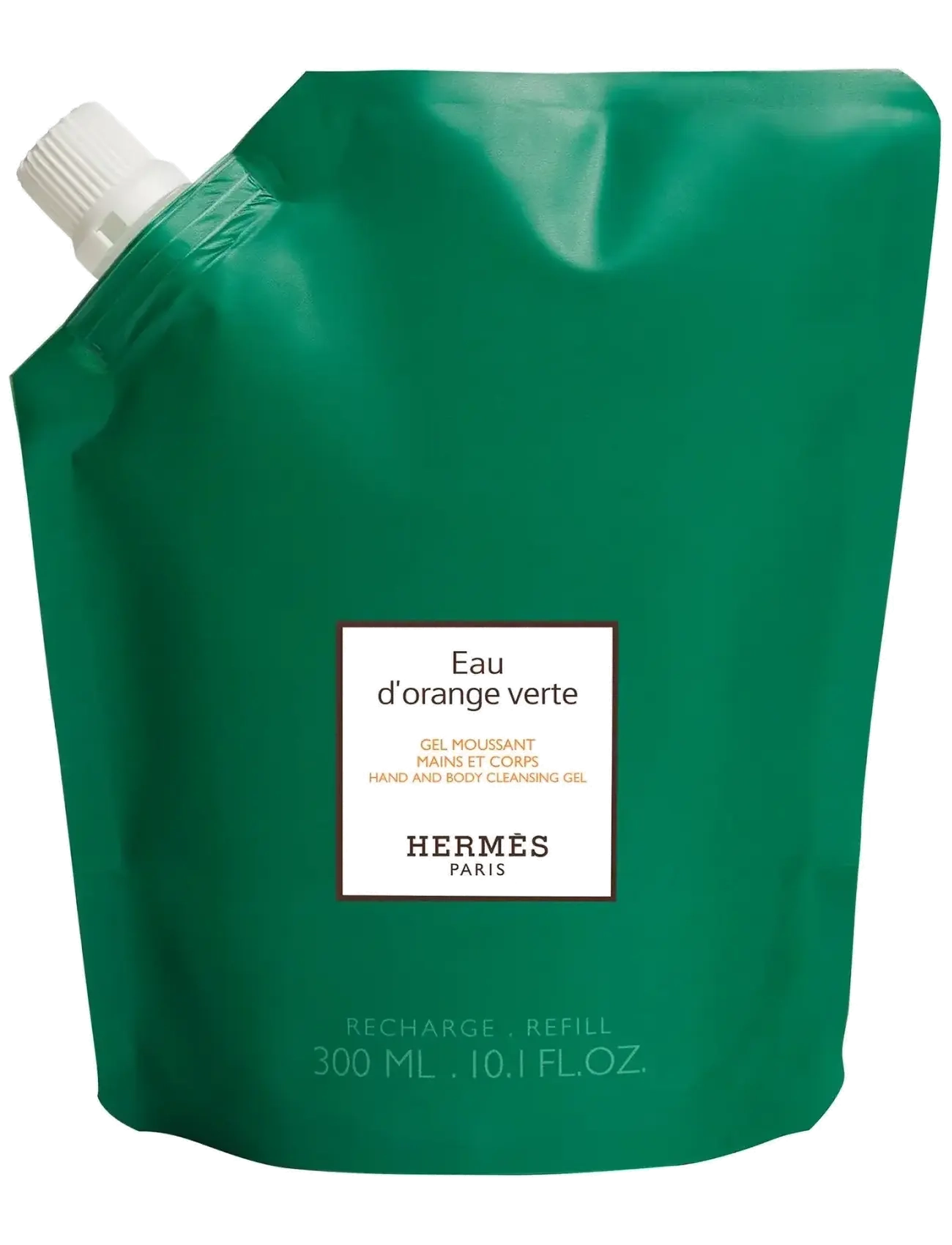 HERMÈS Eau d’Orange Verte, Hand and Body Cleansing Gel Refill - Shower gel - CLEAR / undefined