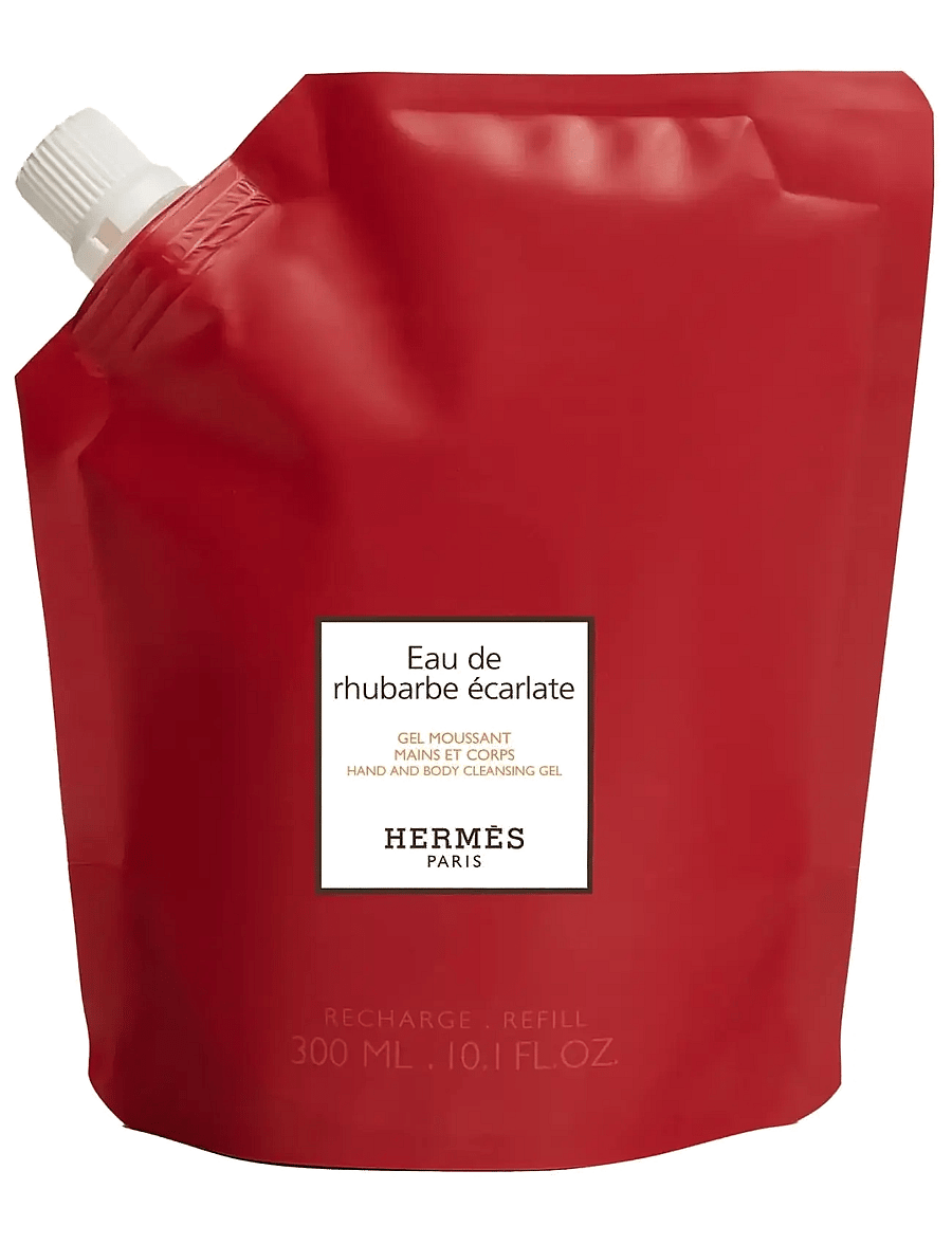 HERMÈS - Eau de Rhubarbe Écarlate, Hand and Body Cleansing Gel Refill - duschgel & duscholjor - clear - 1