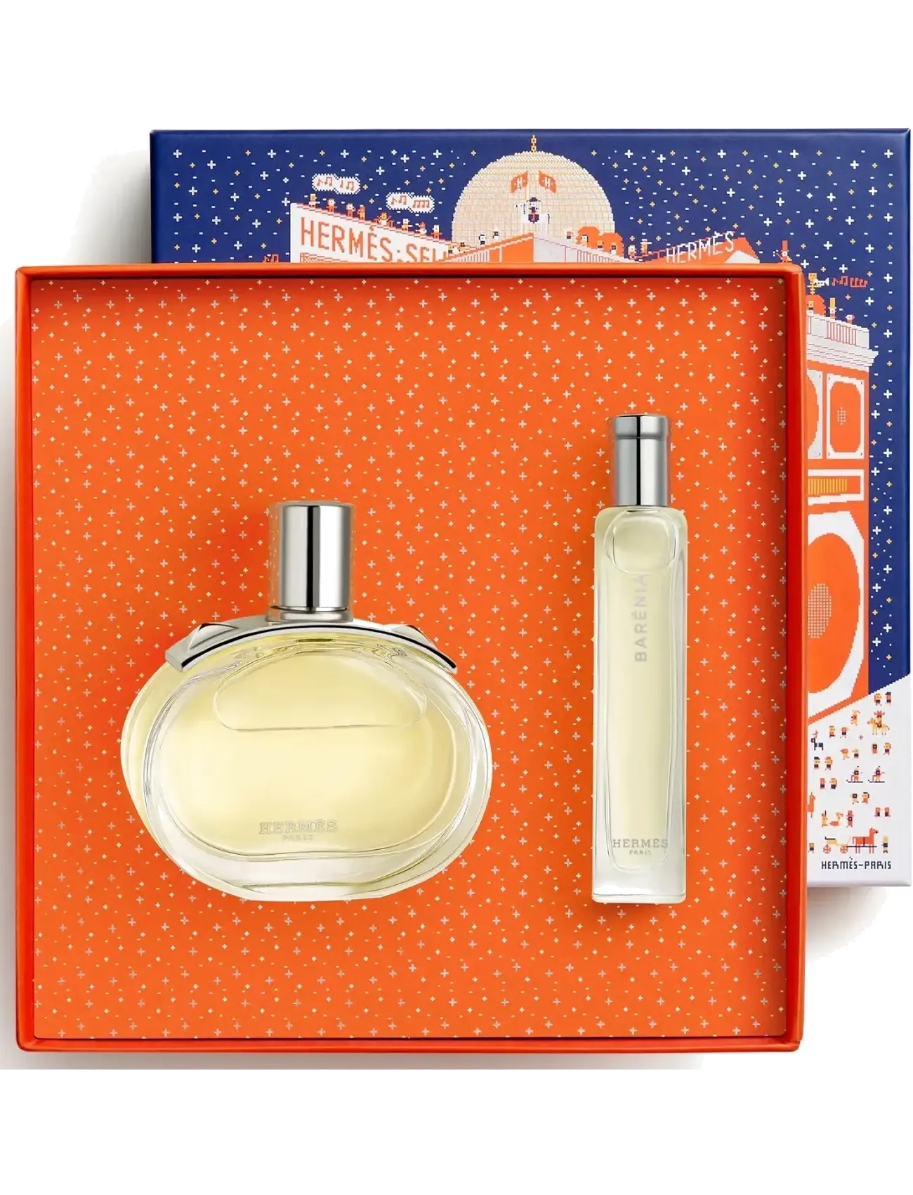 HERMÈS - Barénia, Eau de Parfum Set 60ml + 15ml FEH25 - gåvoset - clear - 1