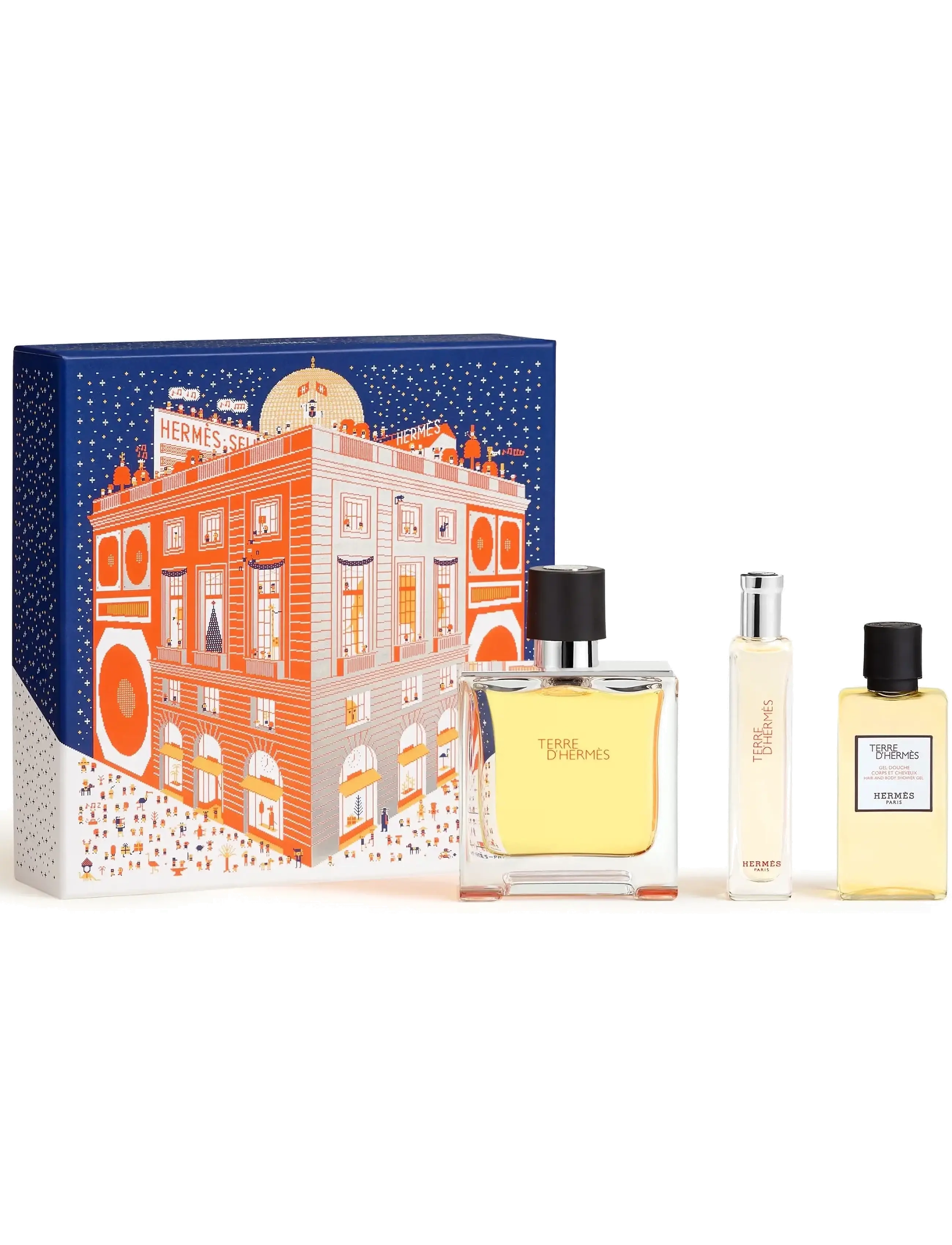 HERMÈS Terre d’Hermès, PP Set 75ml + 15ml + Shower Gel 40ml FEH25 - Beauty - CLEAR / undefined