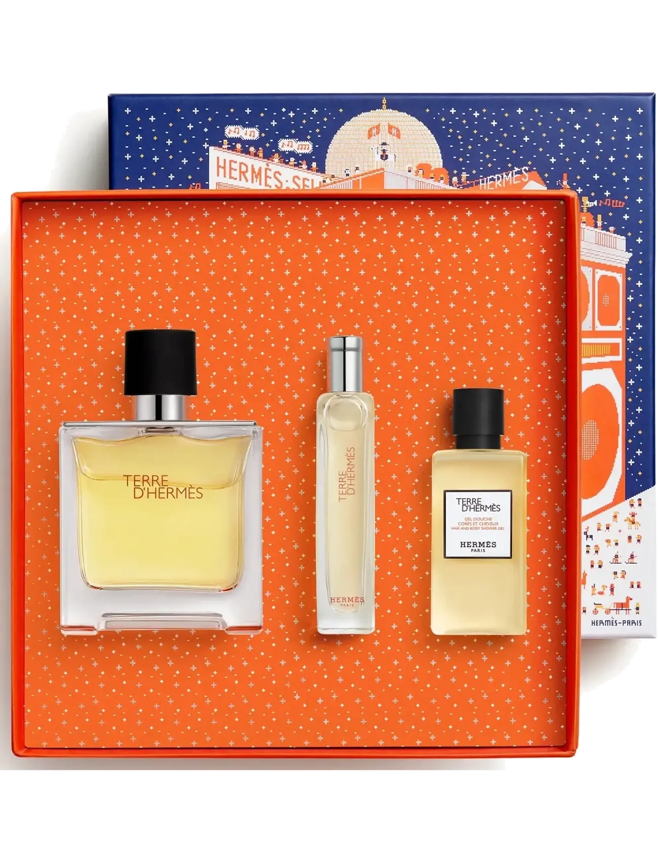 HERMÈS - Terre d’Hermès, PP Set 75ml + 15ml + Shower Gel 40ml FEH25 - til ham - clear - 1