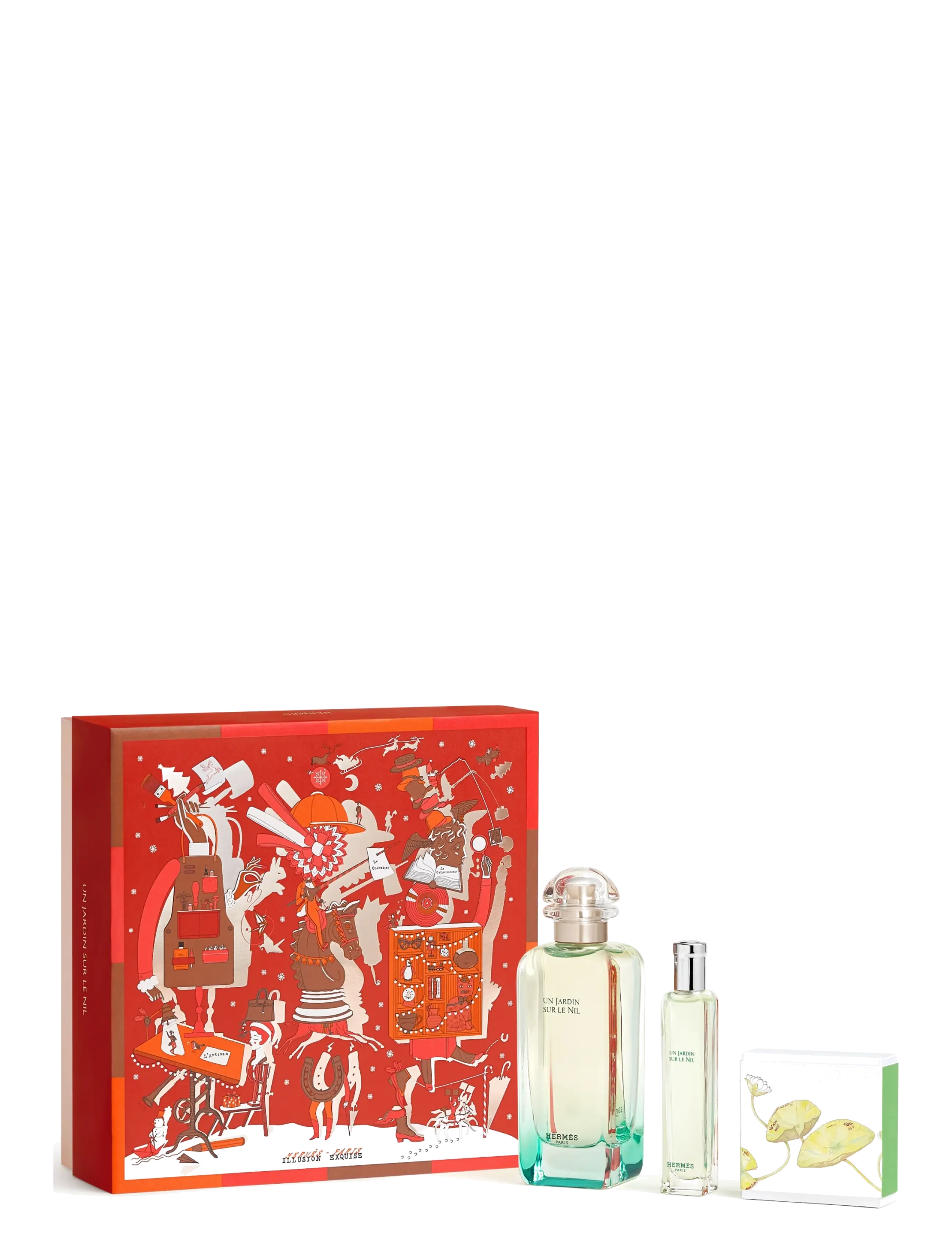 Un Jardin Sur Le Nil Edt Set 100Ml + 15Ml + Soap 50Gr