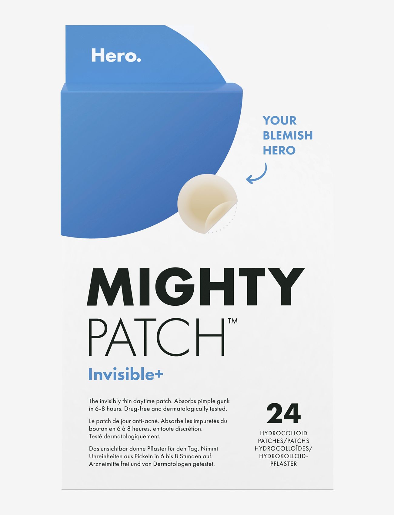 Hero - Hero Mighty Patch Invisible+ - täsmähoito - no color - 0
