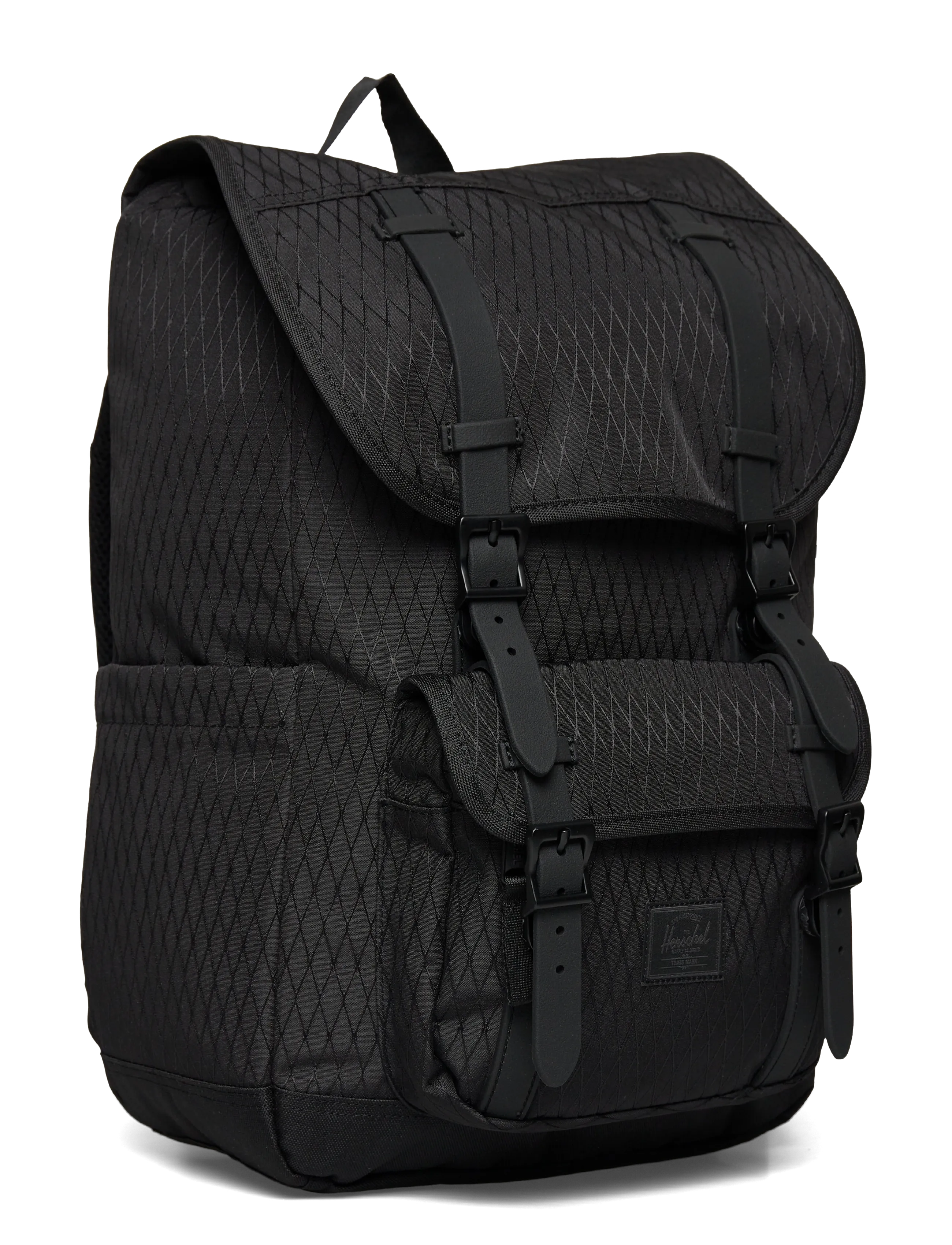 Herschel - Herschel Little America Mid Backpack - igapäevane stiil - black diamond/black - 2