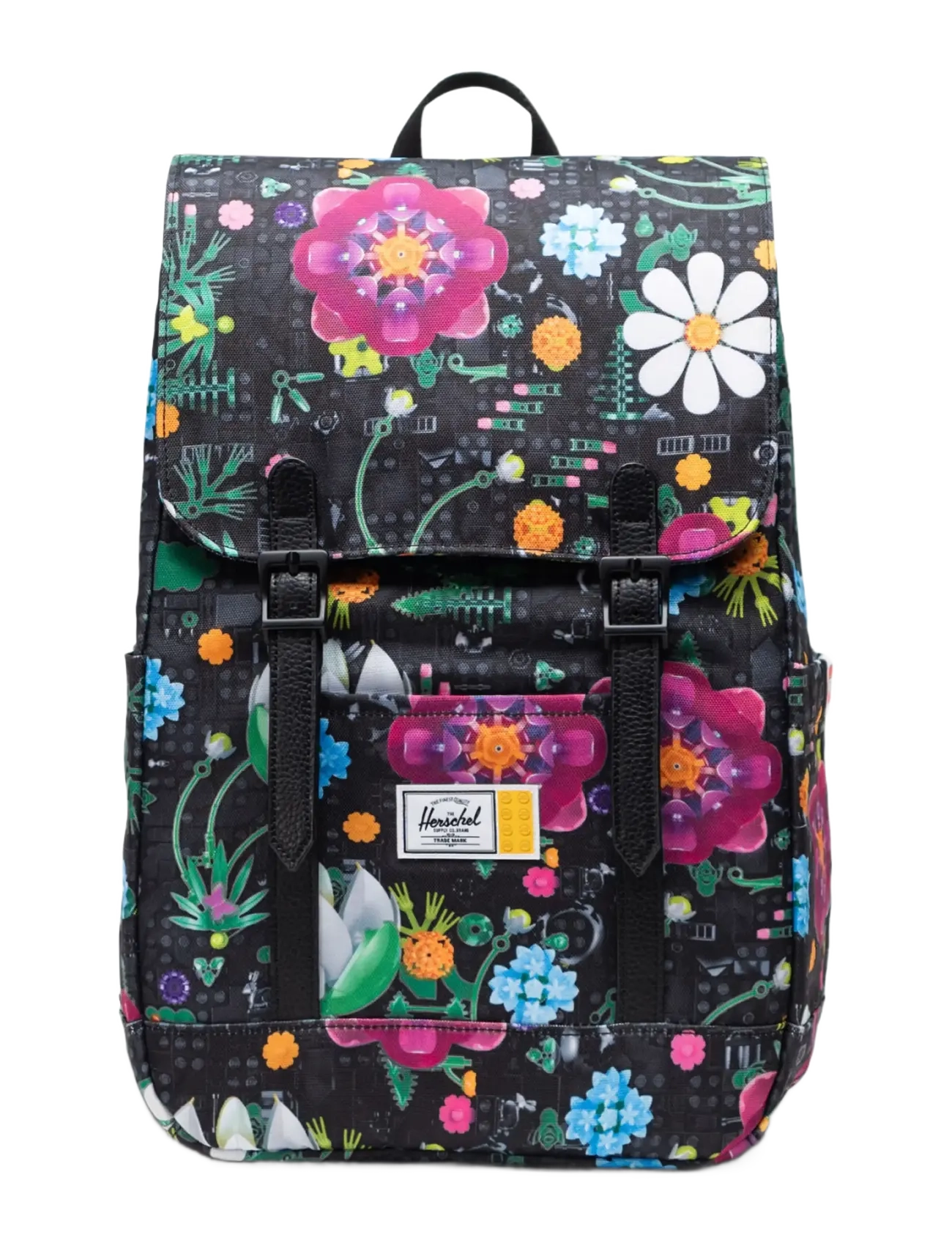 Herschel LEGO® Herschel Retreat™ Small Backpack - Aksessuaarid - HSC LEGO® BOTANICAL FLORAL BLK / black