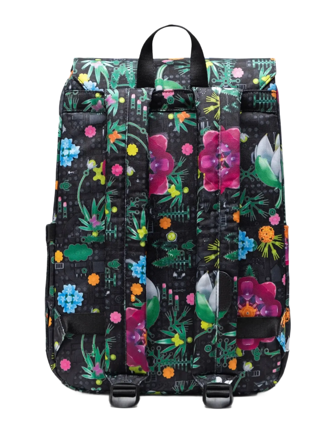 Herschel - LEGO® Herschel Retreat™ Small Backpack - seljakotid - hsc lego® botanical floral blk - 2