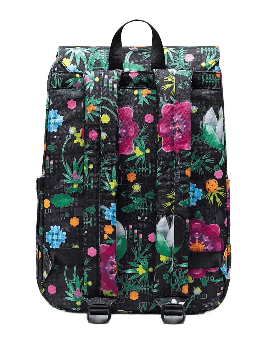 Herschel - LEGO® Herschel Retreat™ Small Backpack - seljakotid - hsc lego® botanical floral blk - 2