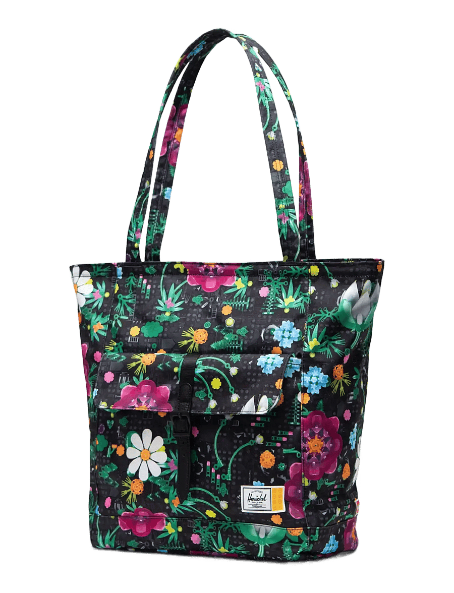 Herschel - LEGO® Herschel Retreat™ Tote - kandekotid ja väikesed kotid - hsc lego® botanical floral blk - 2