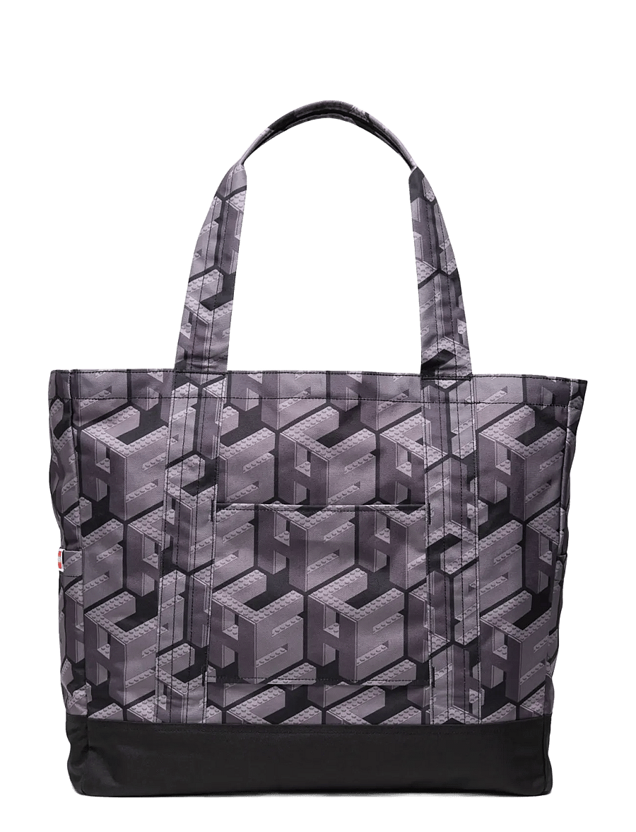Herschel - LEGO® Herschel Heritage™ XL Tote - kandekotid ja väikesed kotid - hsc lego® monogram black - 1