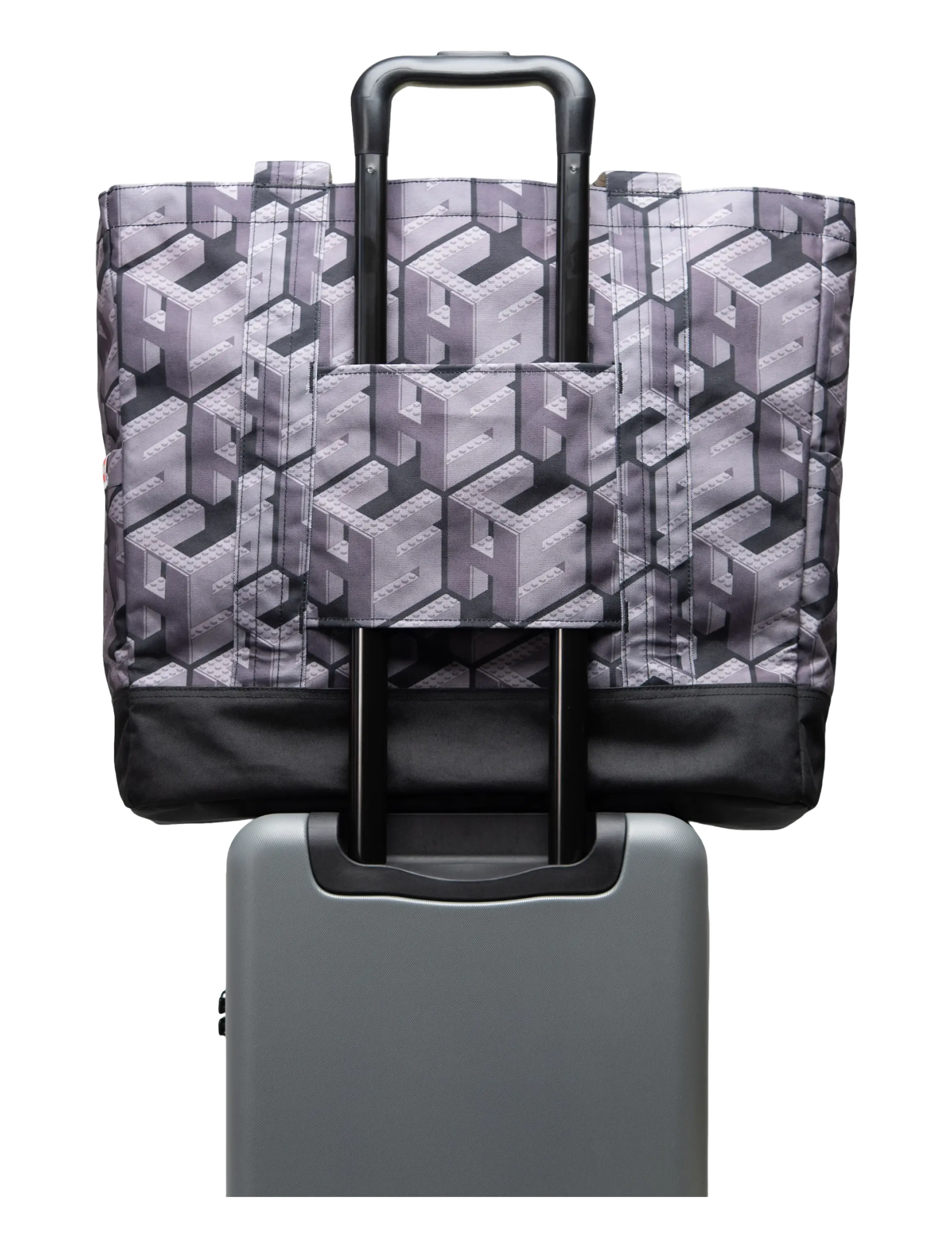 Herschel - LEGO® Herschel Heritage™ XL Tote - kandekotid ja väikesed kotid - hsc lego® monogram black - 2