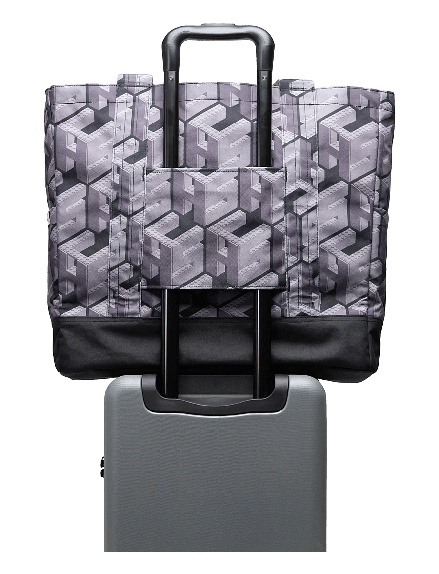 Herschel - LEGO® Herschel Heritage™ XL Tote - kandekotid ja väikesed kotid - hsc lego® monogram black - 2