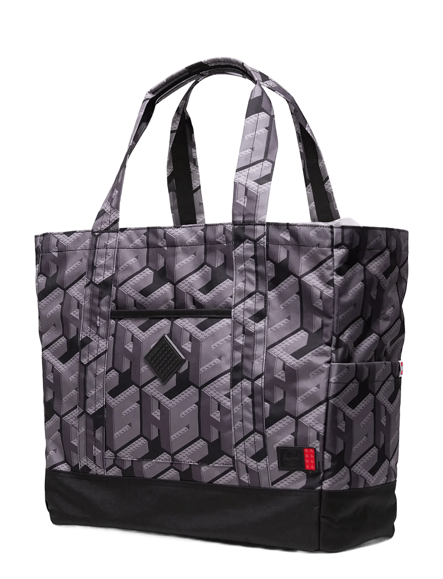 Herschel - LEGO® Herschel Heritage™ XL Tote - kandekotid ja väikesed kotid - hsc lego® monogram black - 3