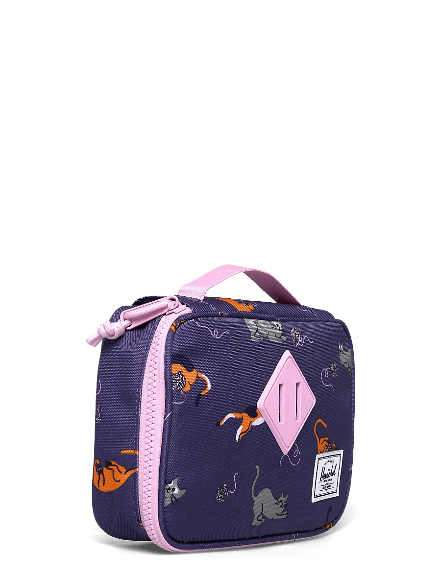Herschel - Herschel Heritage Pencil Case Little Herschel - pinalid - playing cats - 2