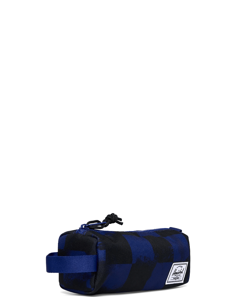 Herschel - Settlement Pencil Case Little Herschel - pennfodral - stencil check sodalite blue - 2