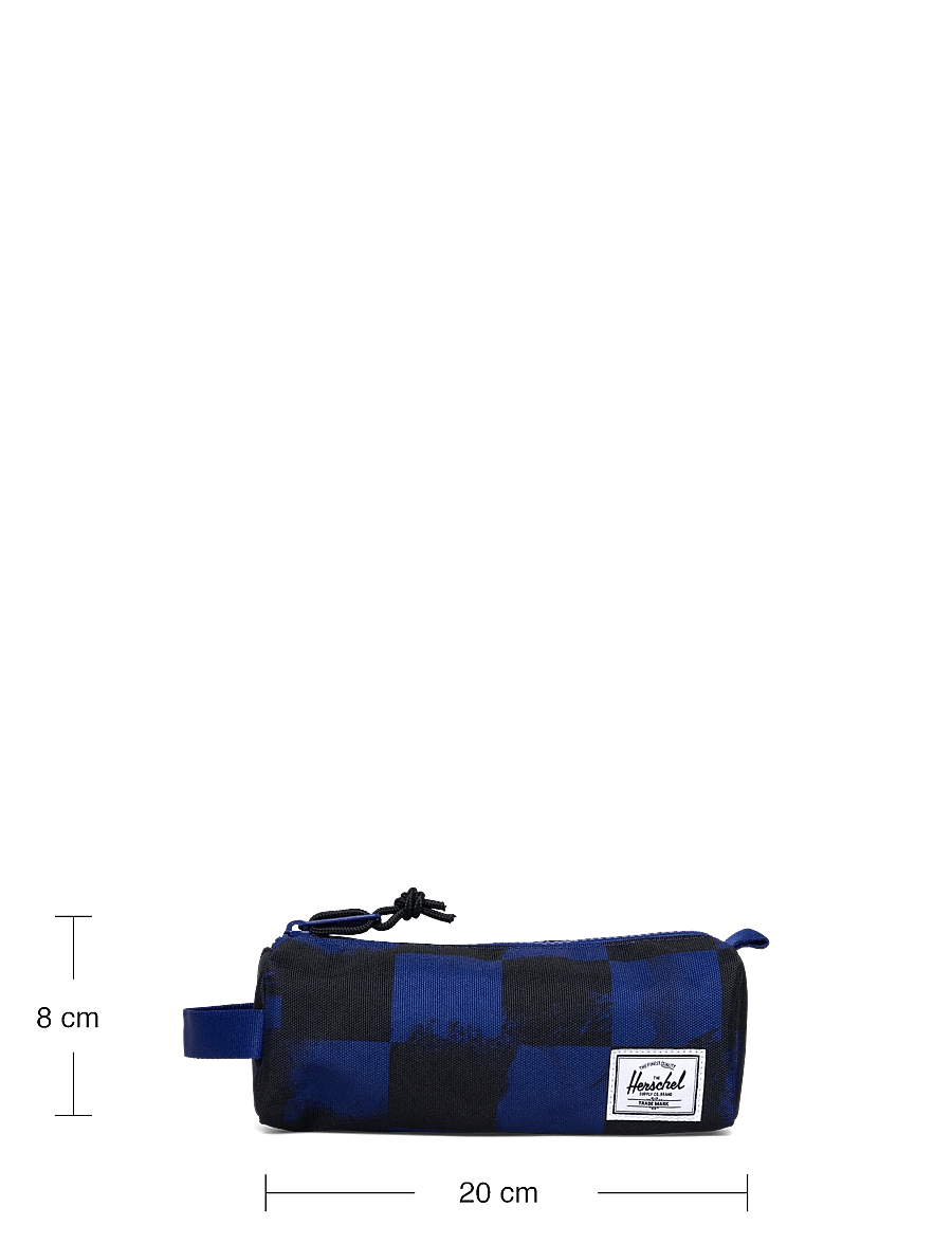 Herschel - Settlement Pencil Case Little Herschel - pennfodral - stencil check sodalite blue - 3