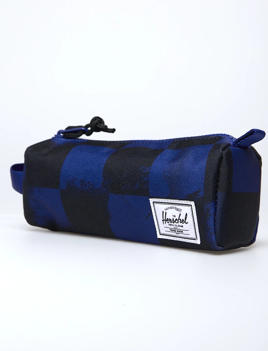 Herschel - Settlement Pencil Case Little Herschel - pennfodral - stencil check sodalite blue - 4