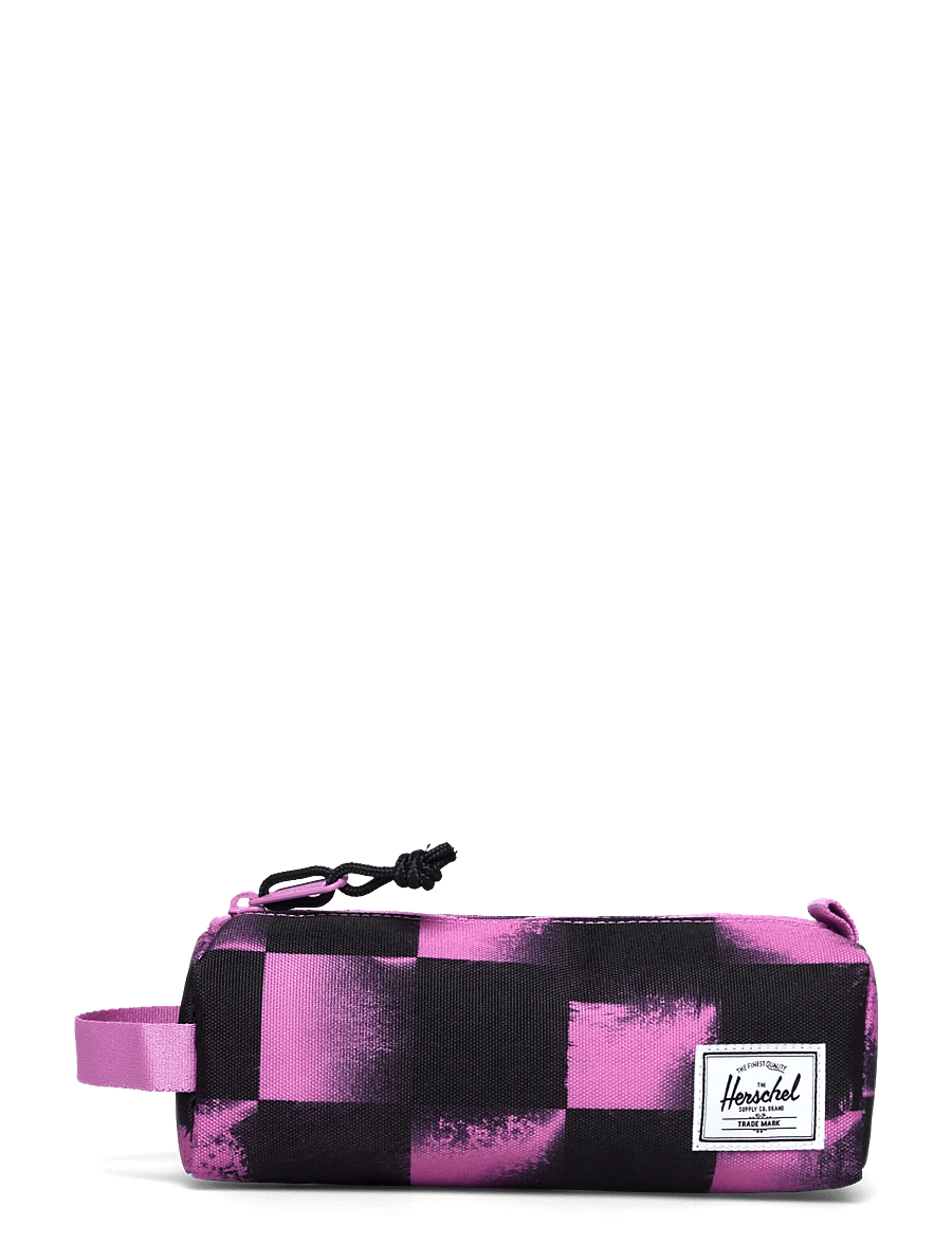 Herschel - Settlement Pencil Case Little Herschel - pennfodral - stencil check opera mauve - 0