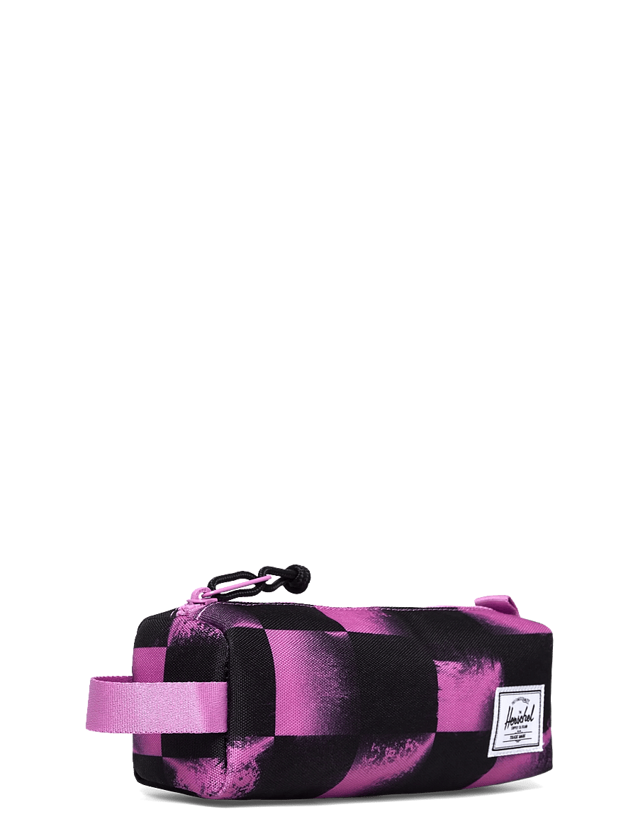 Herschel - Settlement Pencil Case Little Herschel - pennfodral - stencil check opera mauve - 2