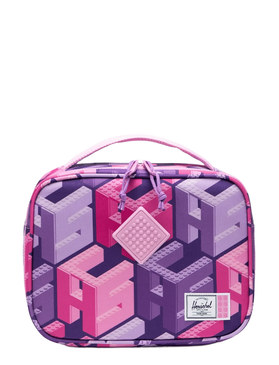 Herschel - LEGO® Pop Quiz Lunch Box Little Herschel - brotdosen - hsc lego® monogram purple - 0