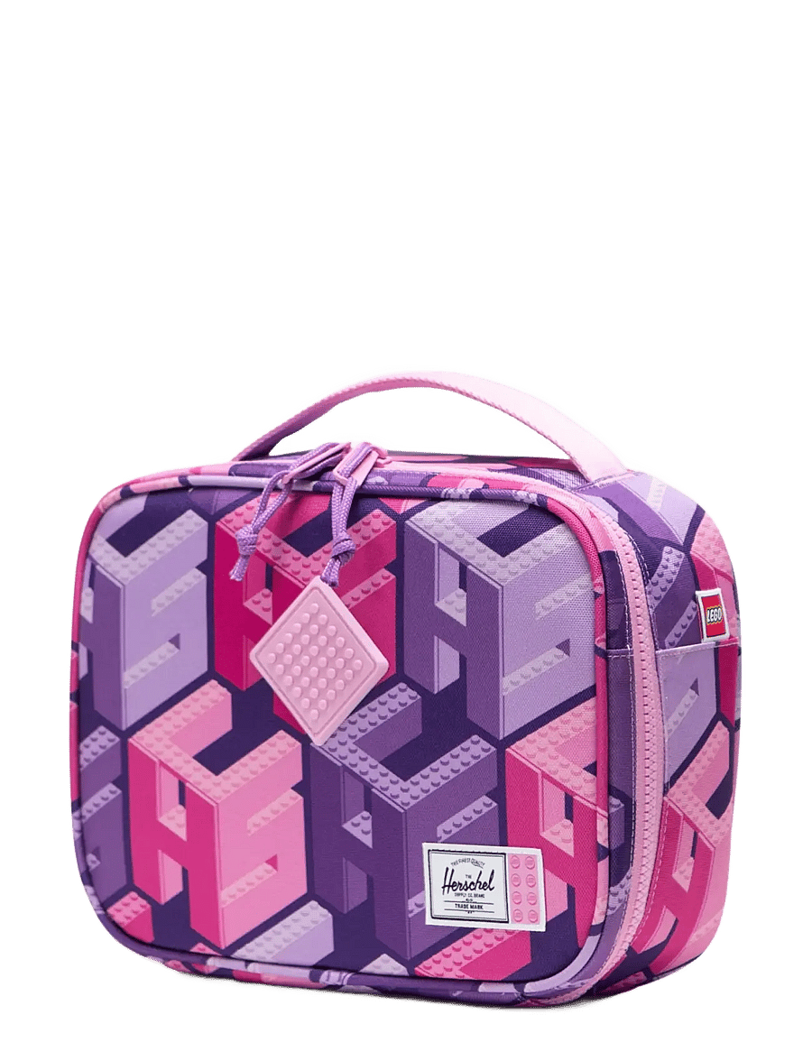 Herschel - LEGO® Pop Quiz Lunch Box Little Herschel - brotdosen - hsc lego® monogram purple - 3