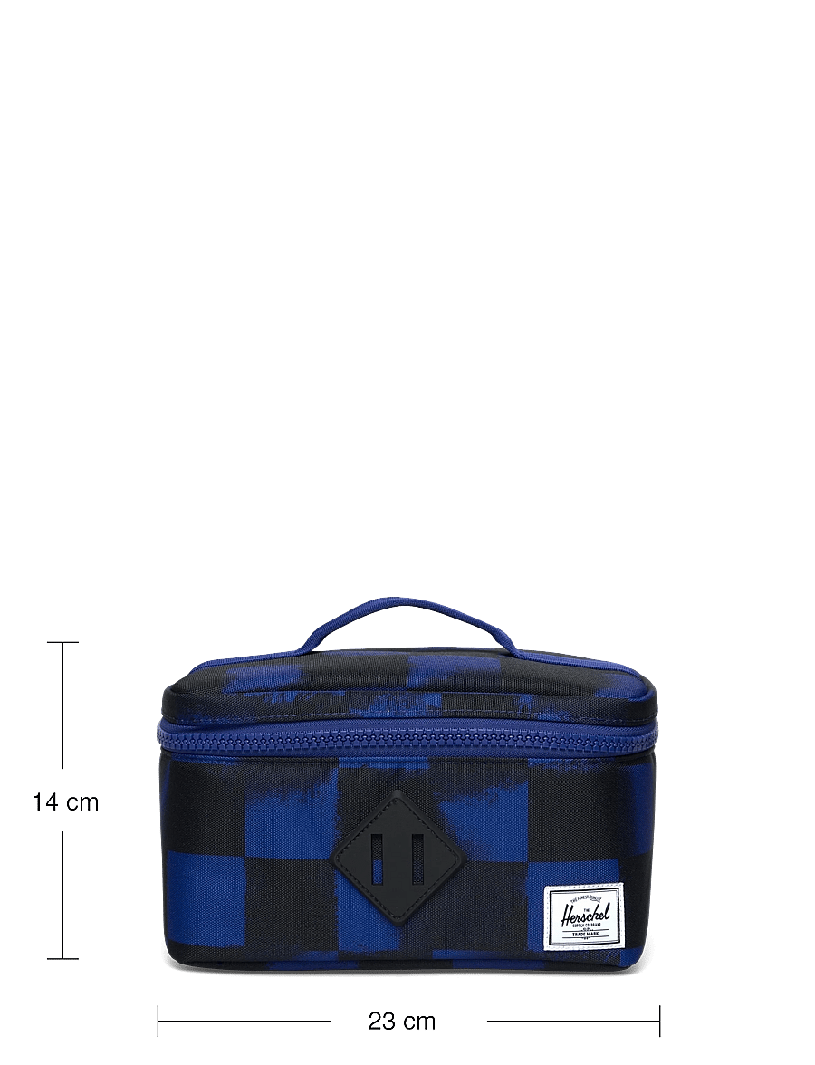 Herschel - Herschel Heritage Lunch Box Little Herschel - lunchlådor - stencil check sodalite blue - 3
