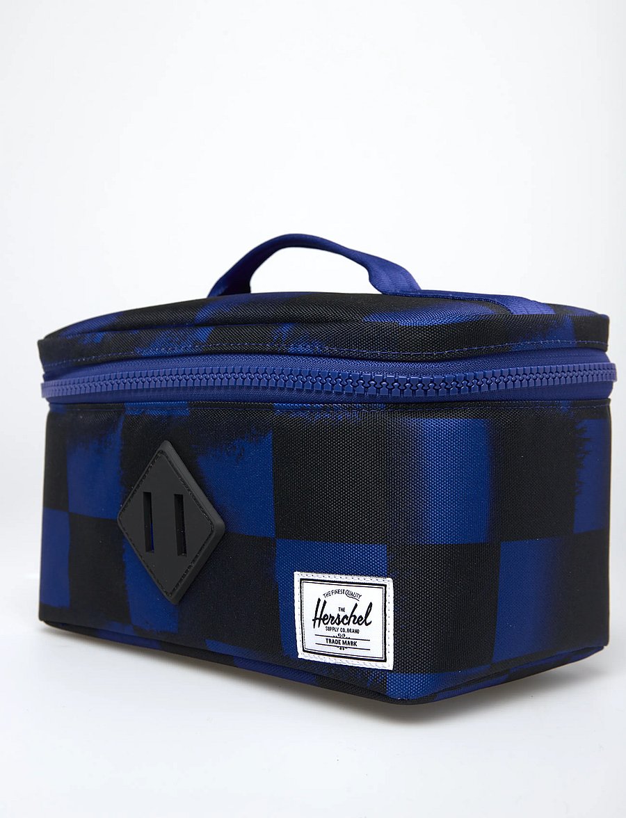 Herschel - Herschel Heritage Lunch Box Little Herschel - lunchlådor - stencil check sodalite blue - 4