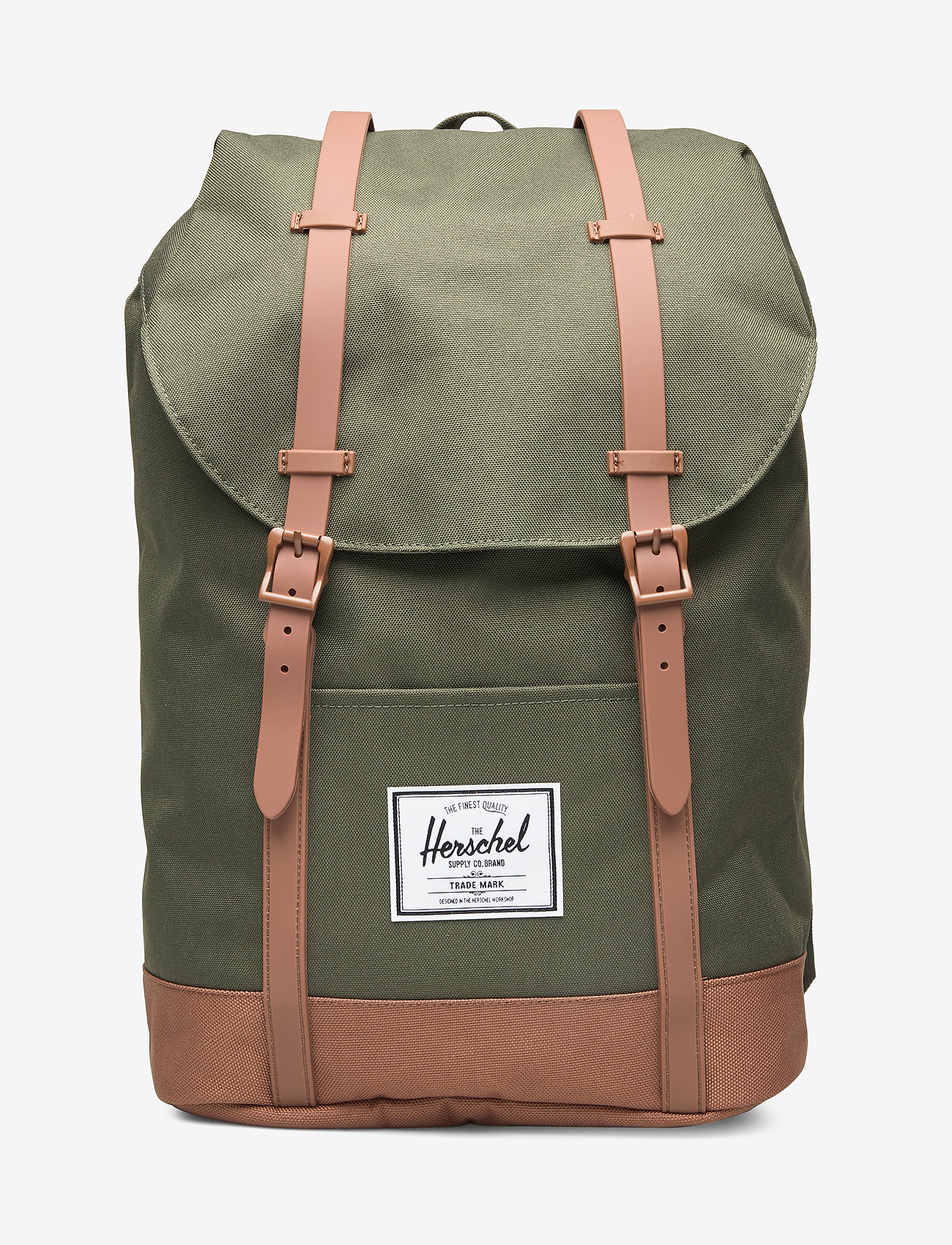 Herschel - Retreat - dark olive/saddle brown - 0