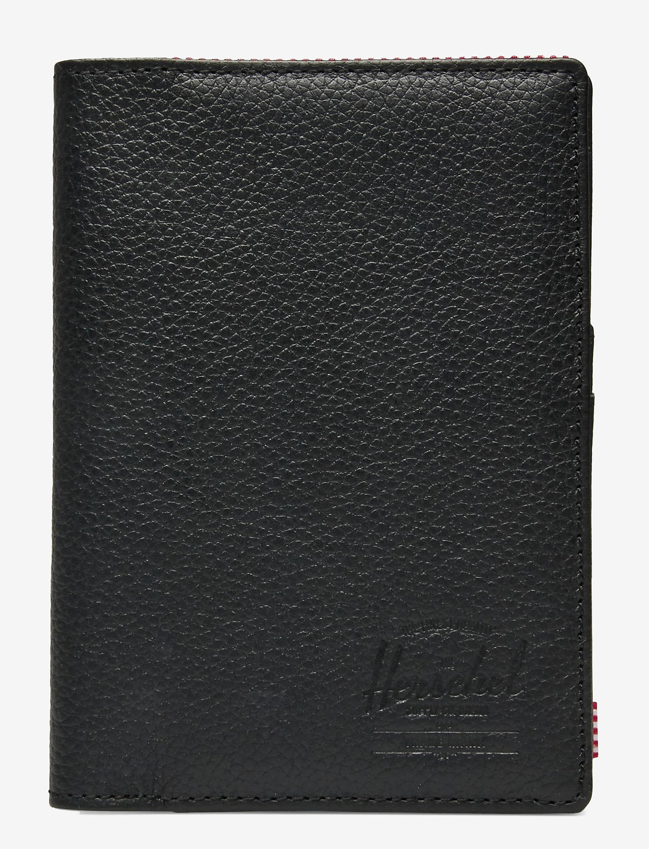 Herschel - Raynor Passport Holder Leather - black pebble - 0