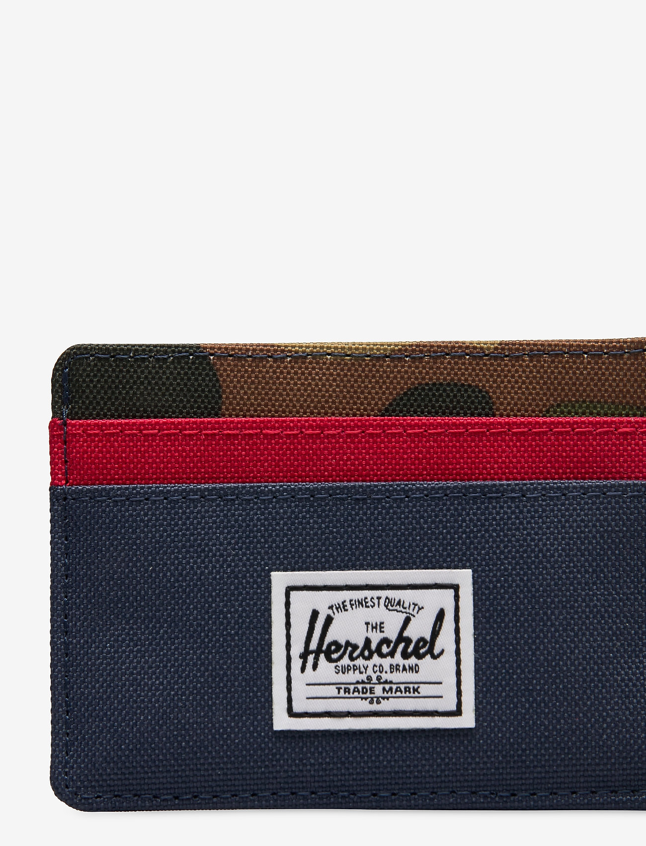 Herschel - Charlie RFID - navy/woodland camo/red - 3