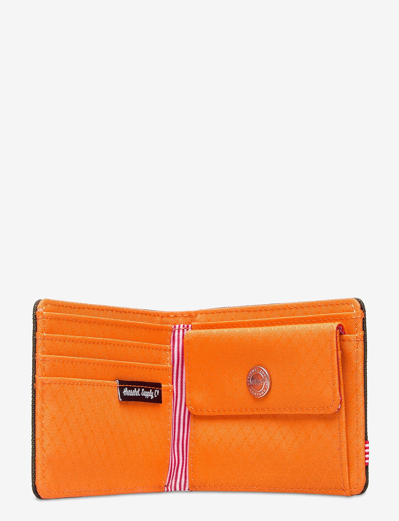 Herschel - Roy + Coin RFID - forest night/vermillion orange - 3